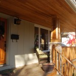 Cedar front porch 